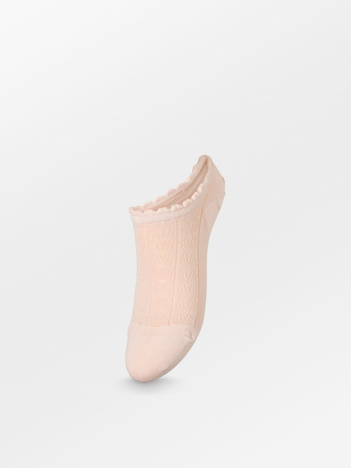 Becksöndergaard, Pointelle Cotta Sneakie Sock - Crystal Pink, socks