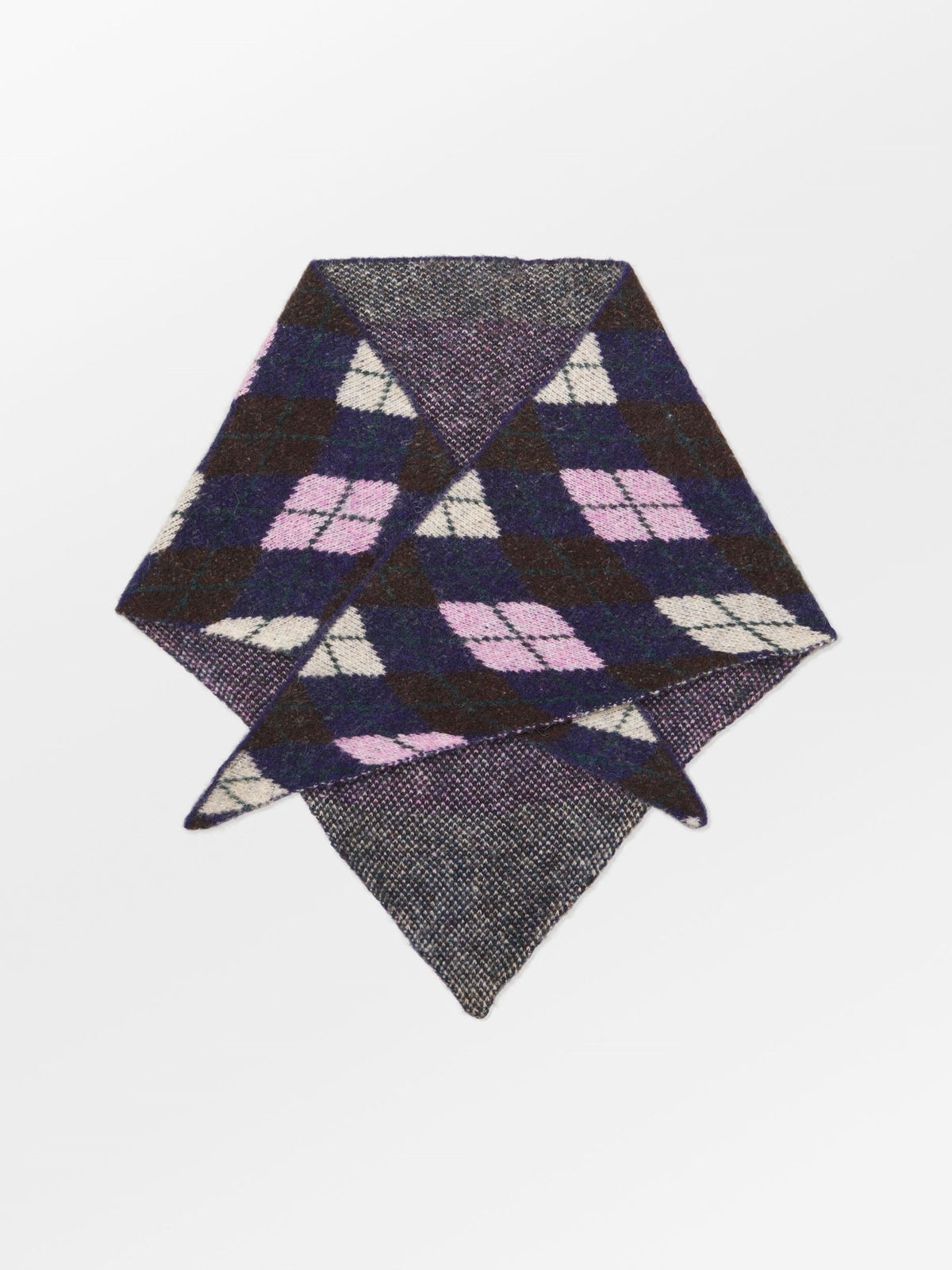 Becksöndergaard, Argyle Triangle Scarf - Naval Academy Blue, scarves, scarves, scarves