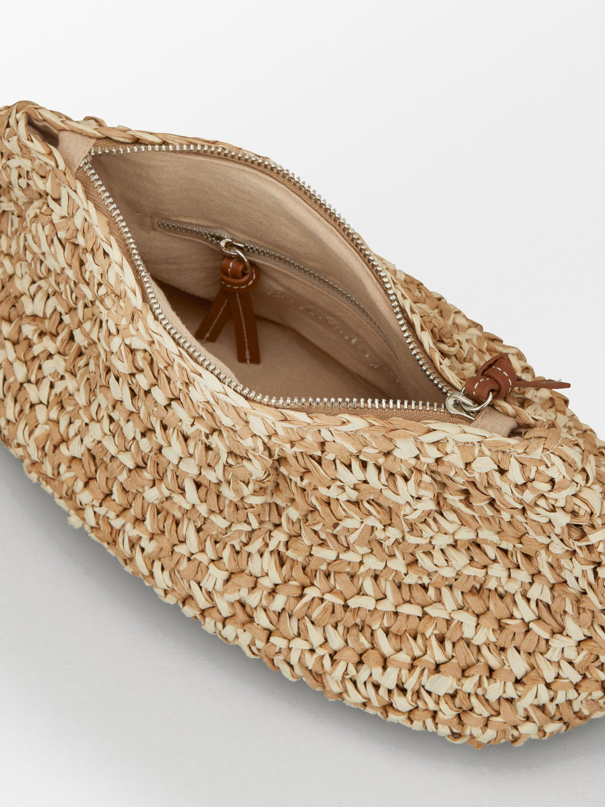Paper Straw Small Clutch Bag OneSize BeckSöndergaard
