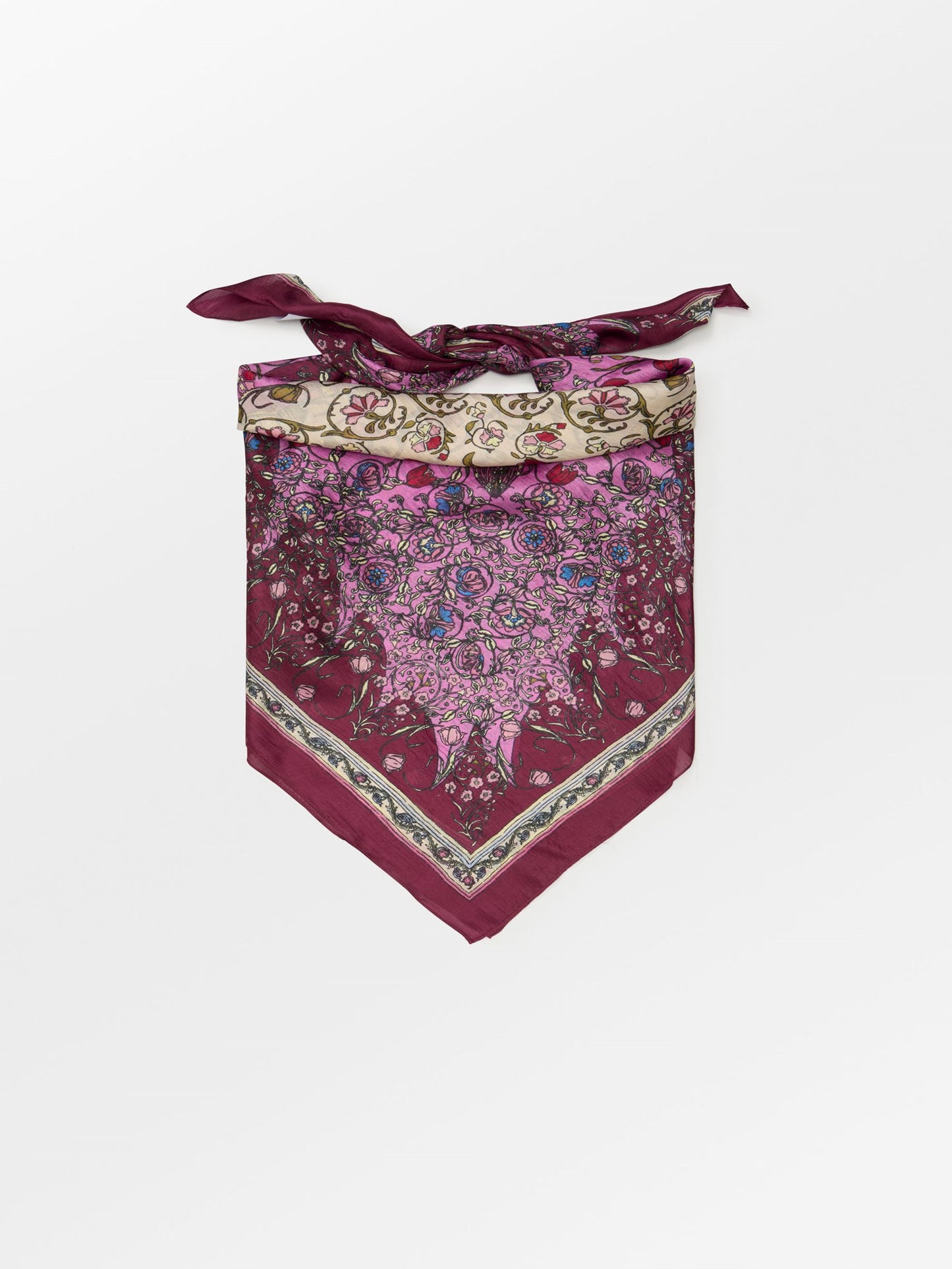 Becksöndergaard, Gardenparty Taby Sia Scarf - Vivacious Pink, scarves, scarves, scarves, scarves