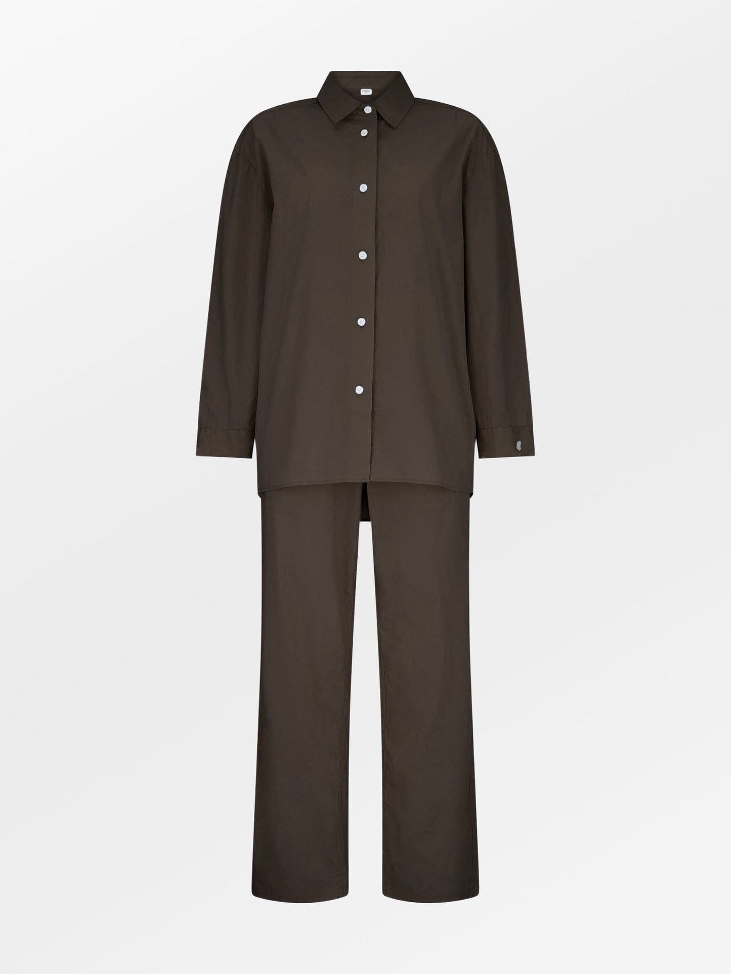 Becksöndergaard, Essential Pyjamas Set - Hot Fudge Brown, clothing