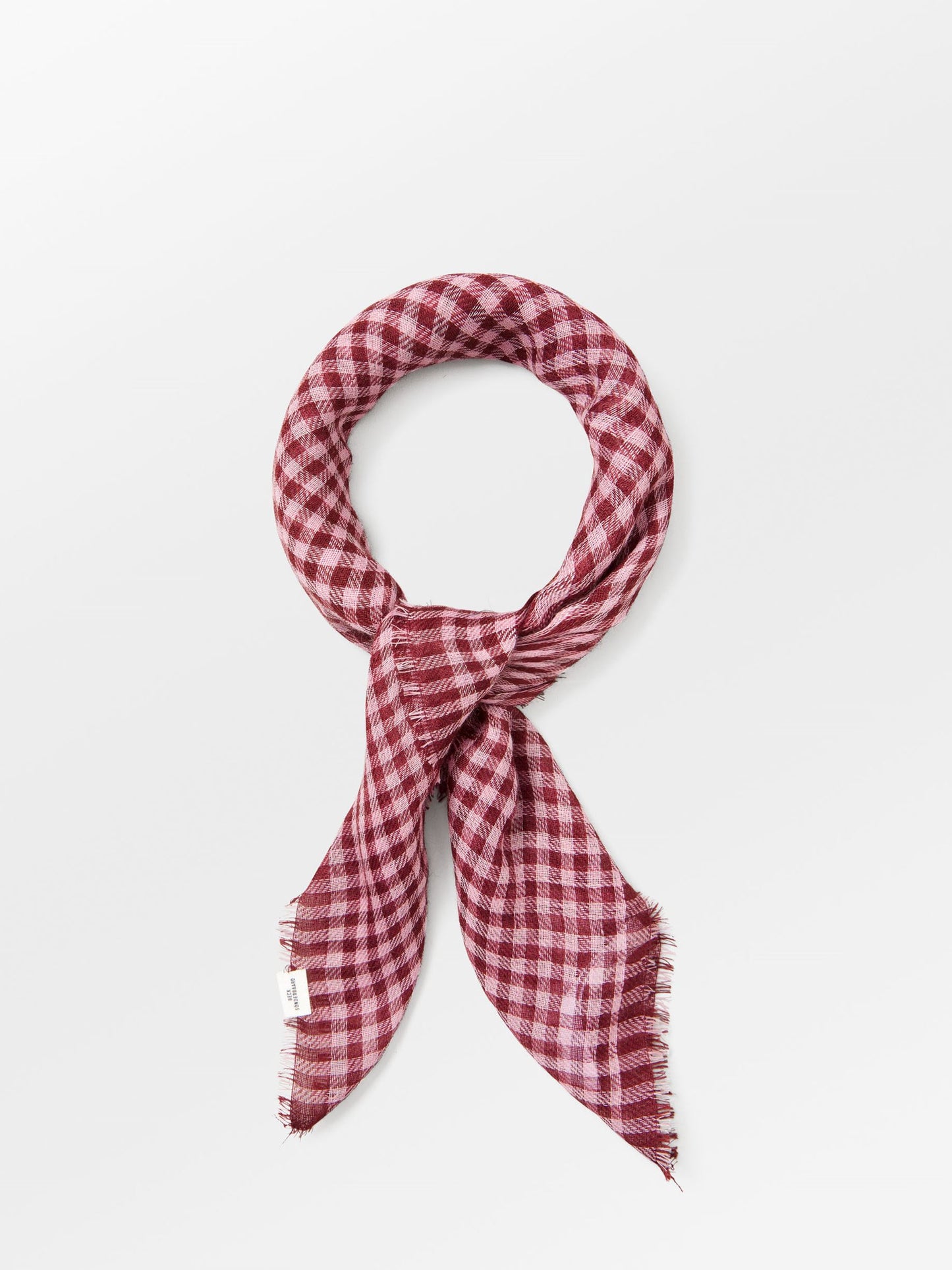 Gingham Wica Scarf OneSize BeckSöndergaard