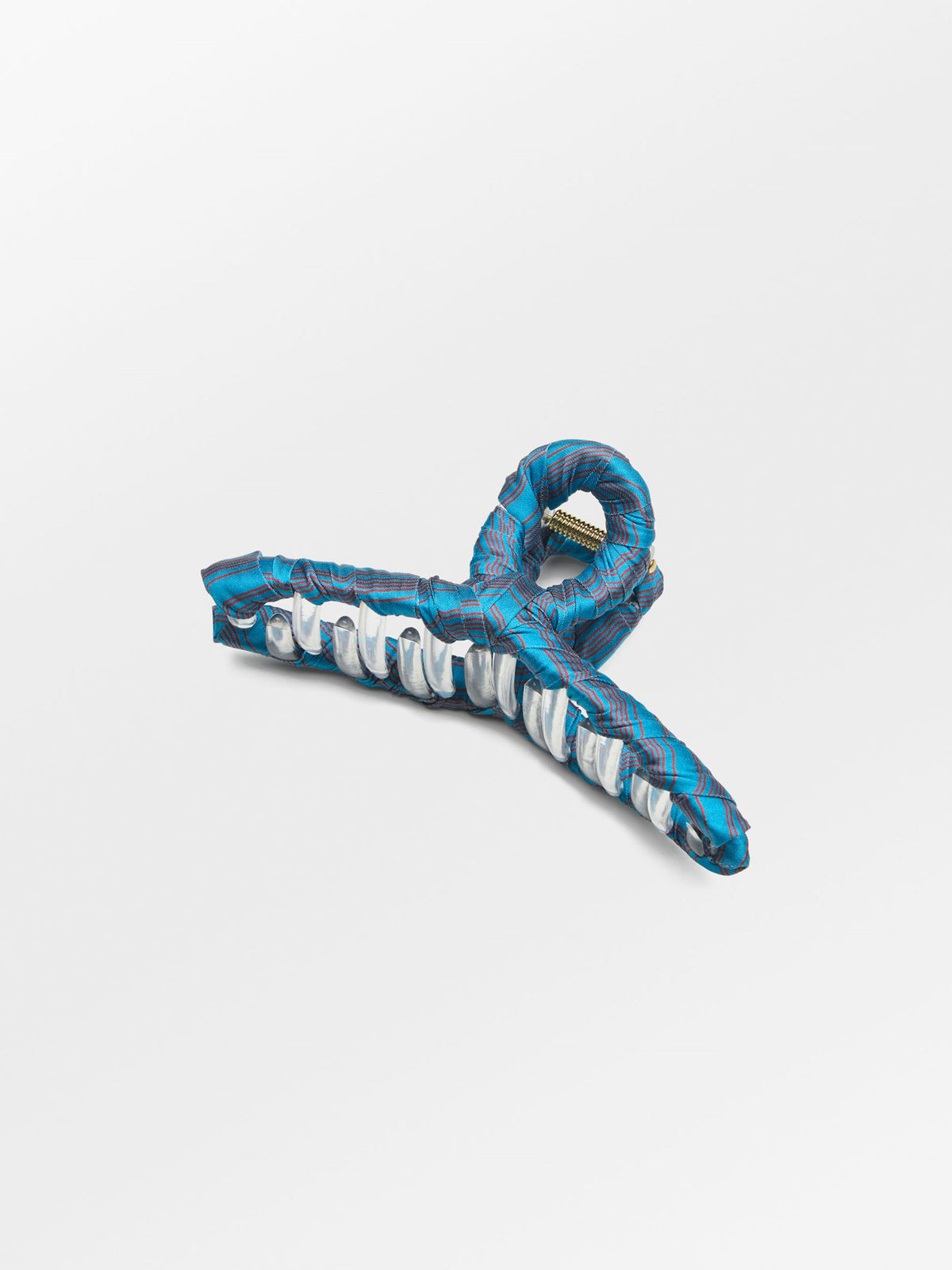 Becksöndergaard, Stripy Luster Hair Claw - Mosaic Blue, accessories, accessories, accessories, black week