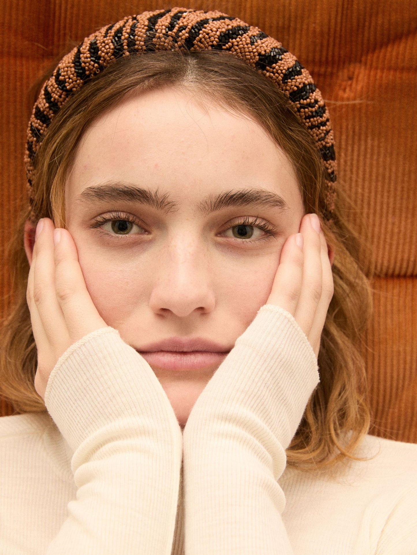 Tigarea Wide Beaded Hairbrace OneSize BeckSöndergaard