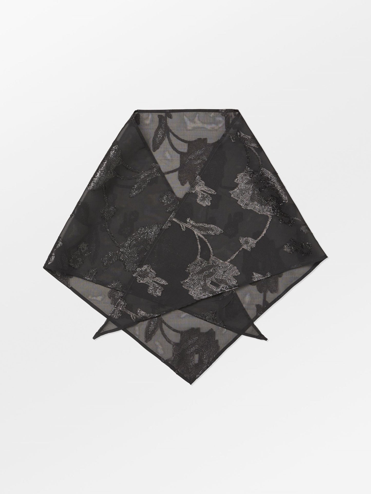 Becksöndergaard, Fina Triangle Scarf - Black, onesize