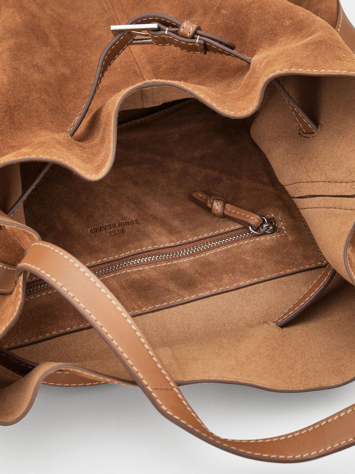 Becksöndergaard, Suede Leah Belted Bag - Cognac Brown, bags, spring summer 2027x