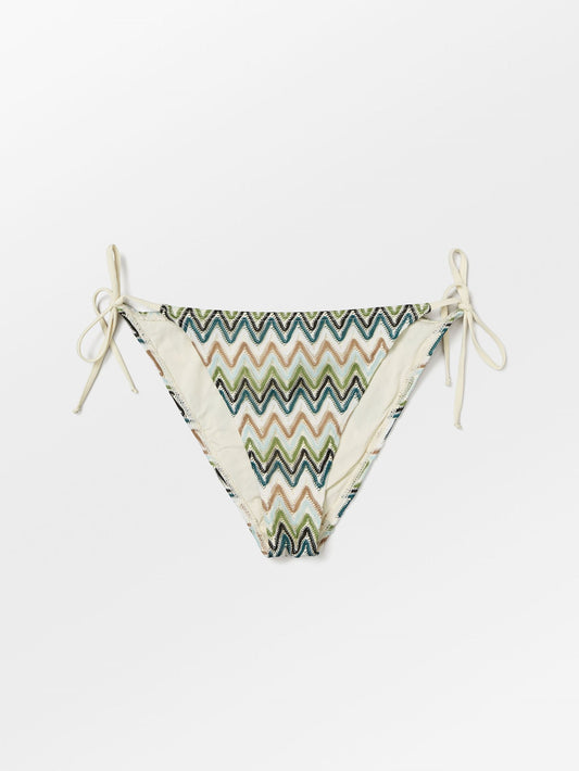 Becksöndergaard, Amber Bikini Bottom - White/Blue/Brown, swimwear, swimwear