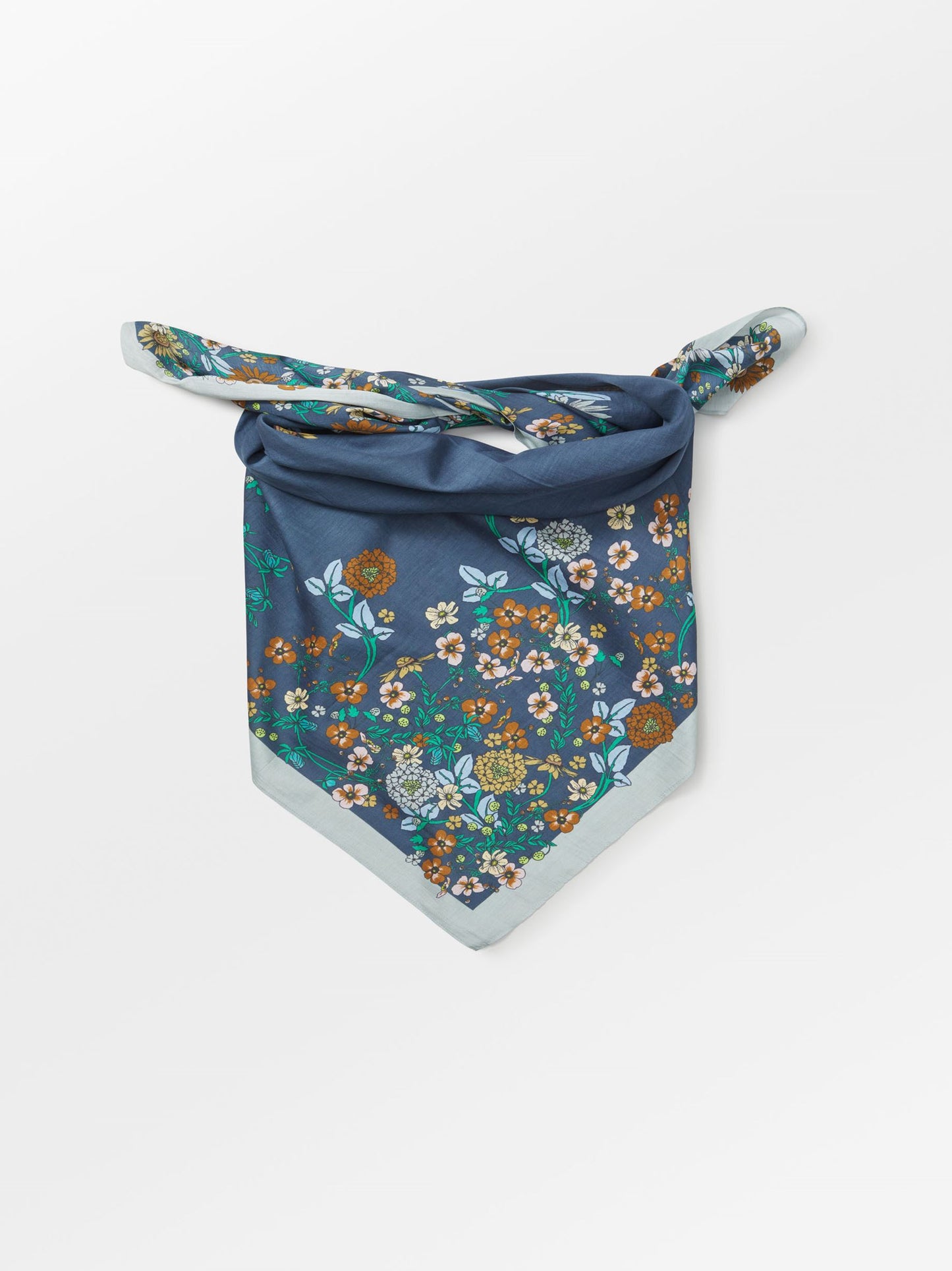 Becksöndergaard, Elyfiora Sico Scarf - Vintage Indigo Blue, scarves, scarves, scarves, winter accessories