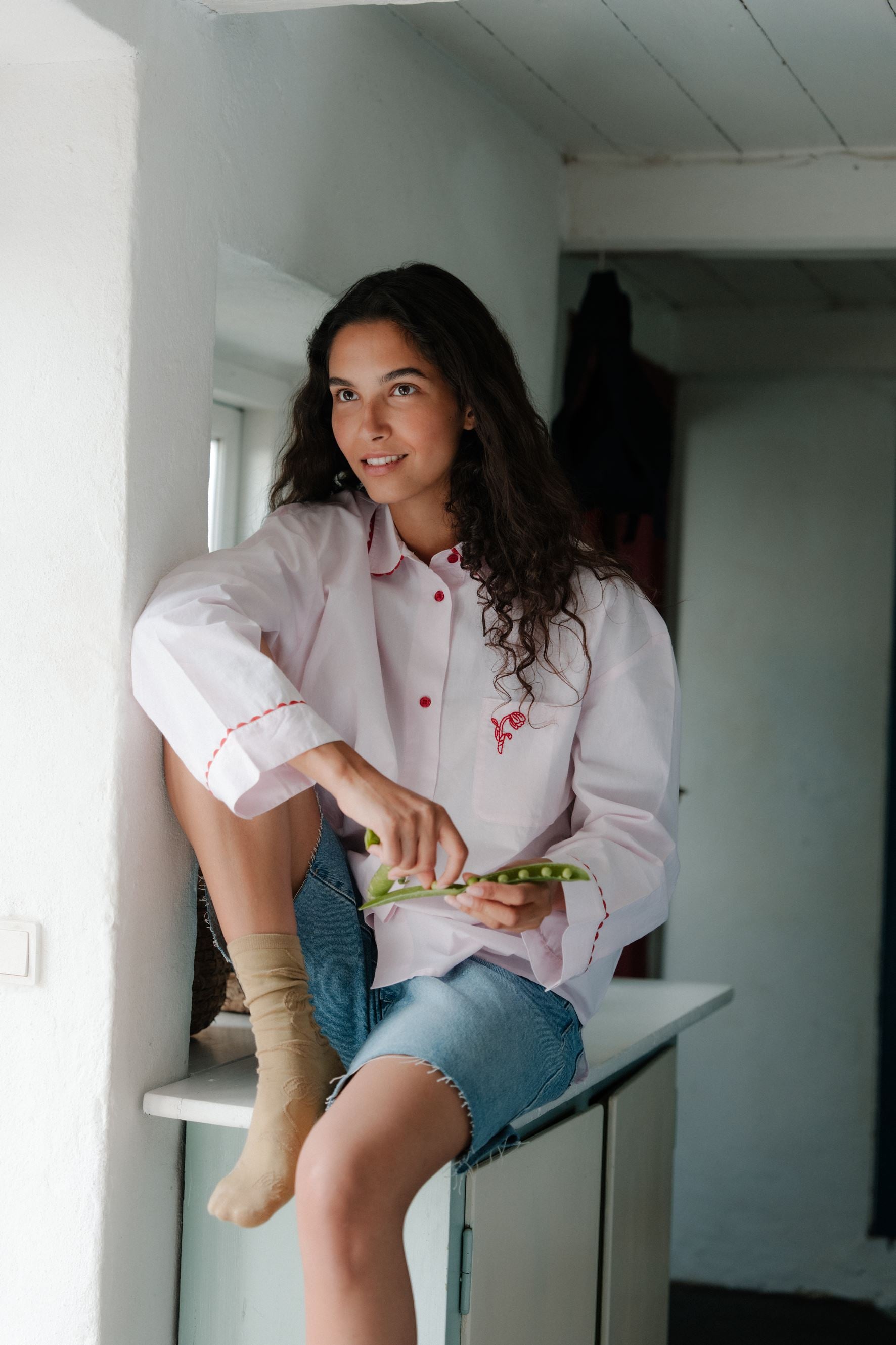 Scallop Pyjamas Shirt Clothing BeckSöndergaard