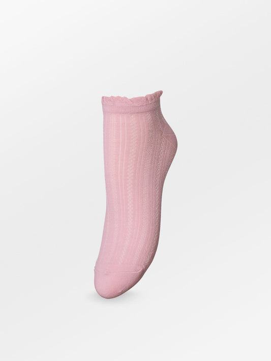 Becksöndergaard, Crochia Cotta Short Sock - Pink Nectar , archive, archive, socks
