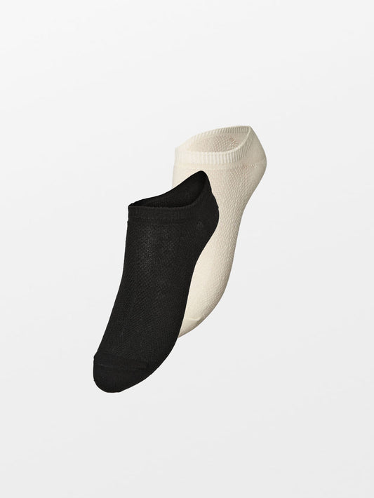 Becksöndergaard, Cotta Sneakie Sock 2 Pack - Black/White, archive, archive
