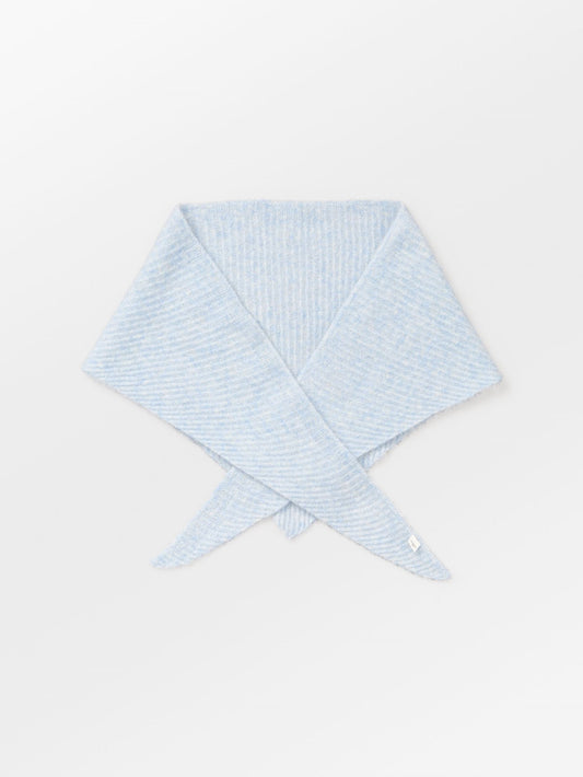 Becksöndergaard, Alpaca-Wool Triangle Scarf - Skyway Blue, scarves, scarves, winter accessories, winter accessories