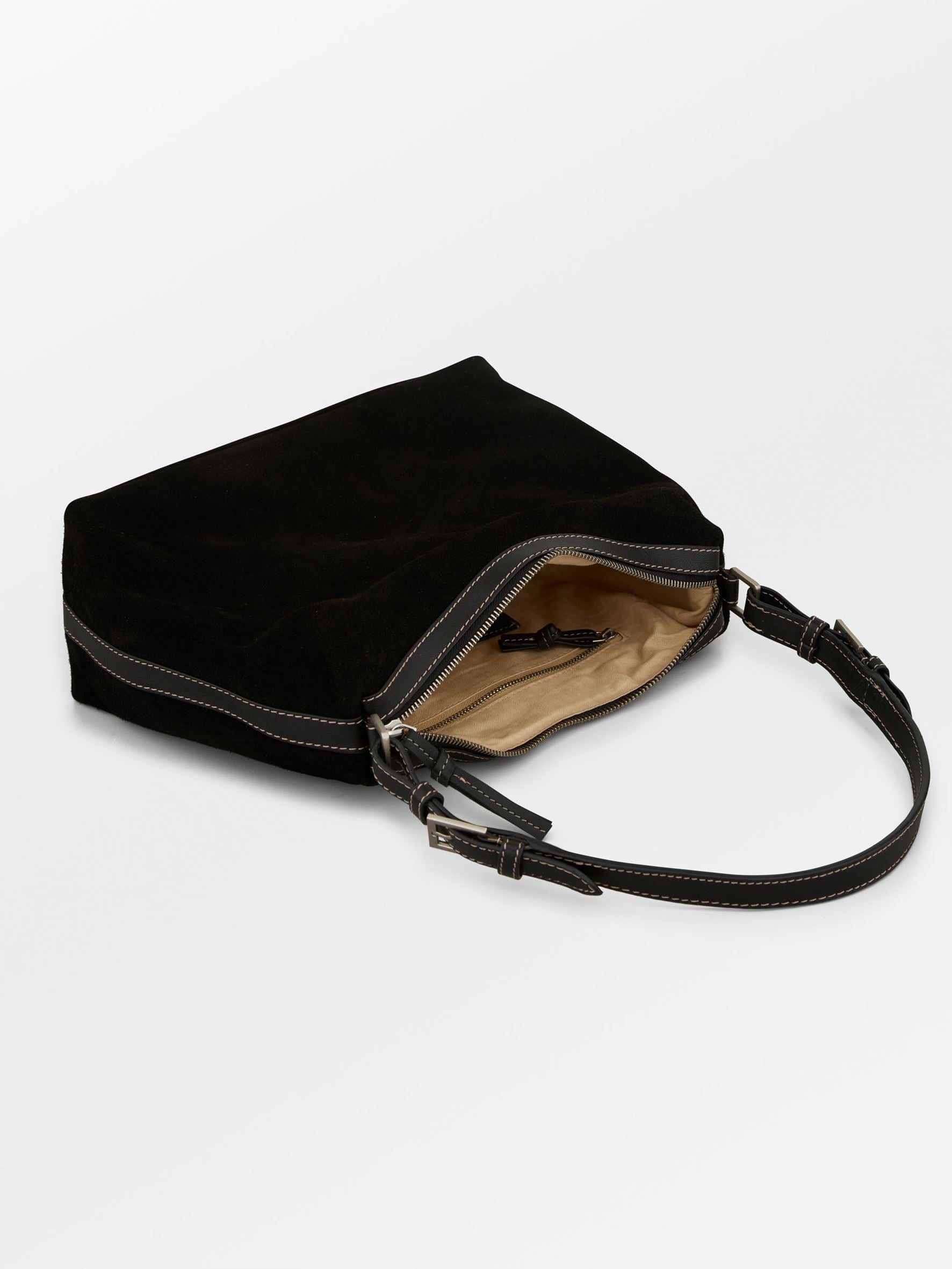 Becksöndergaard, Suede Ginni Medi Bag - Black, bags, bags, bags, bags, bags, bags, bags, bags, gifts, gifts, gifts