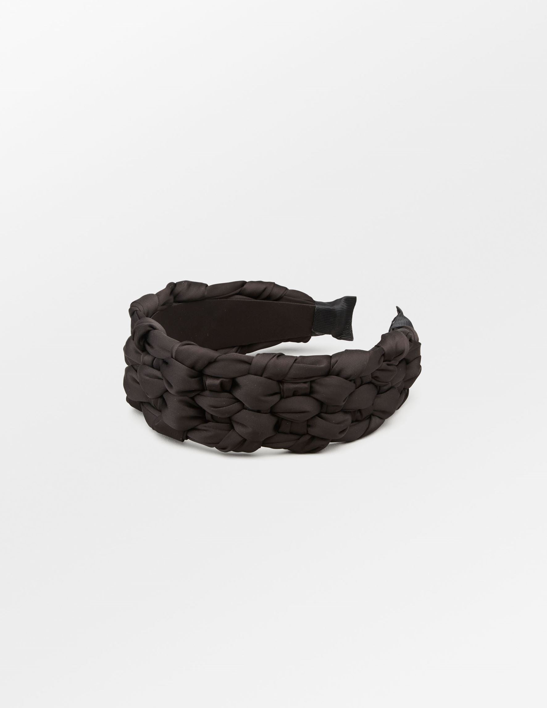 Becksöndergaard, Helena Braided Hairbrace - Black, onesize