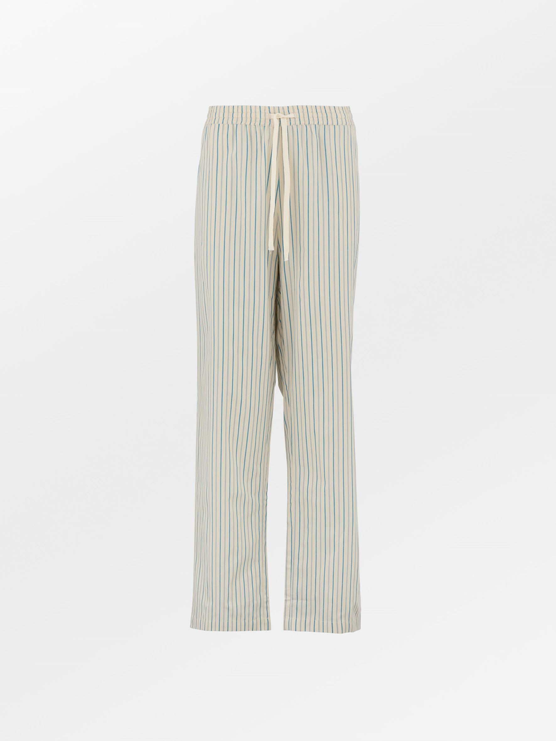 Becksöndergaard, Suri Pants - Shirt Blue/Off-White, archive, homewear, homewear, archive, black week, black week