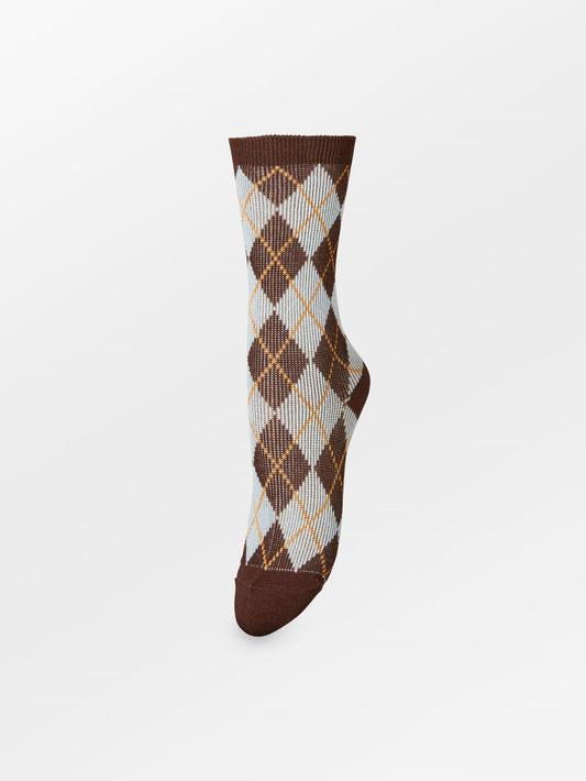 Becksöndergaard, Argyle Cotta Sock - Chocolate Torte, socks, socks, socks