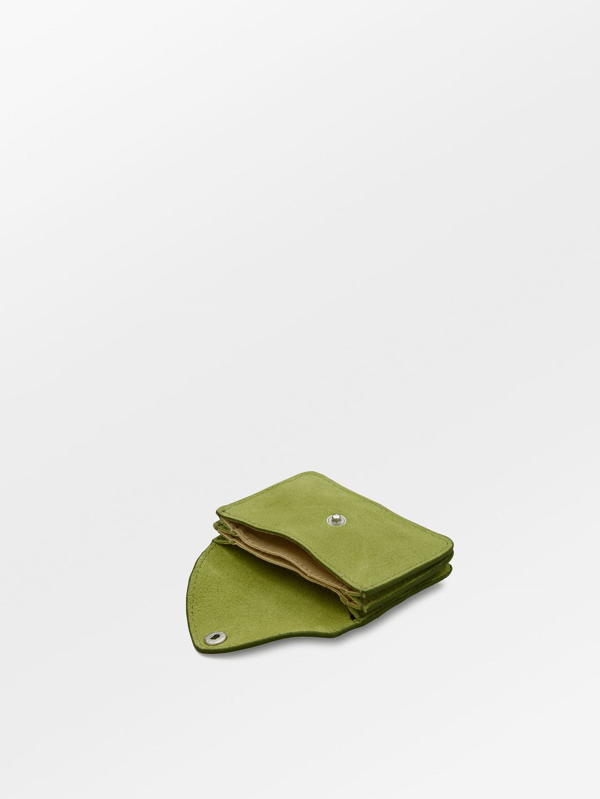 Becksöndergaard, Suede Card Wallet - Woodbine Green, black week, black week