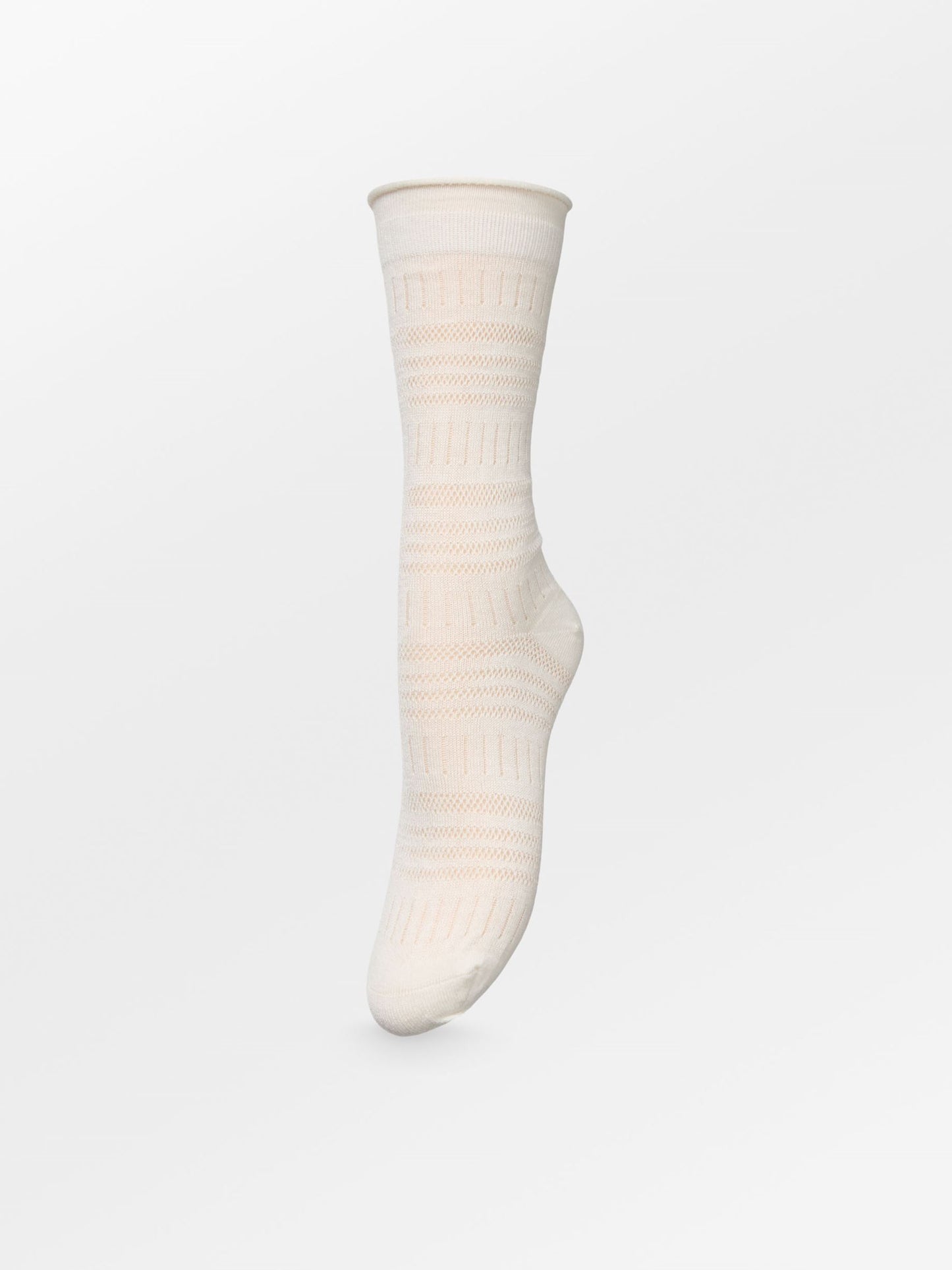 Becksöndergaard, Lucretia Wola Sock - Eggnog Off White, socks, socks