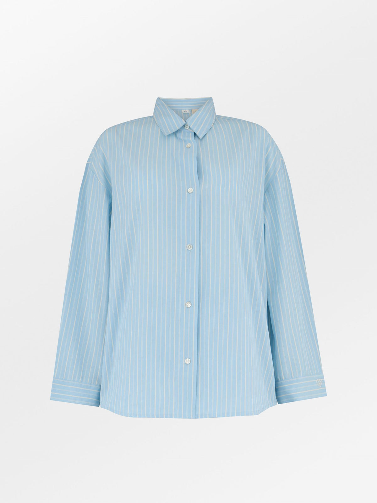 Becksöndergaard, Suri Pyjamas Set - Shirt Blue/Off-White, archive, archive, black week