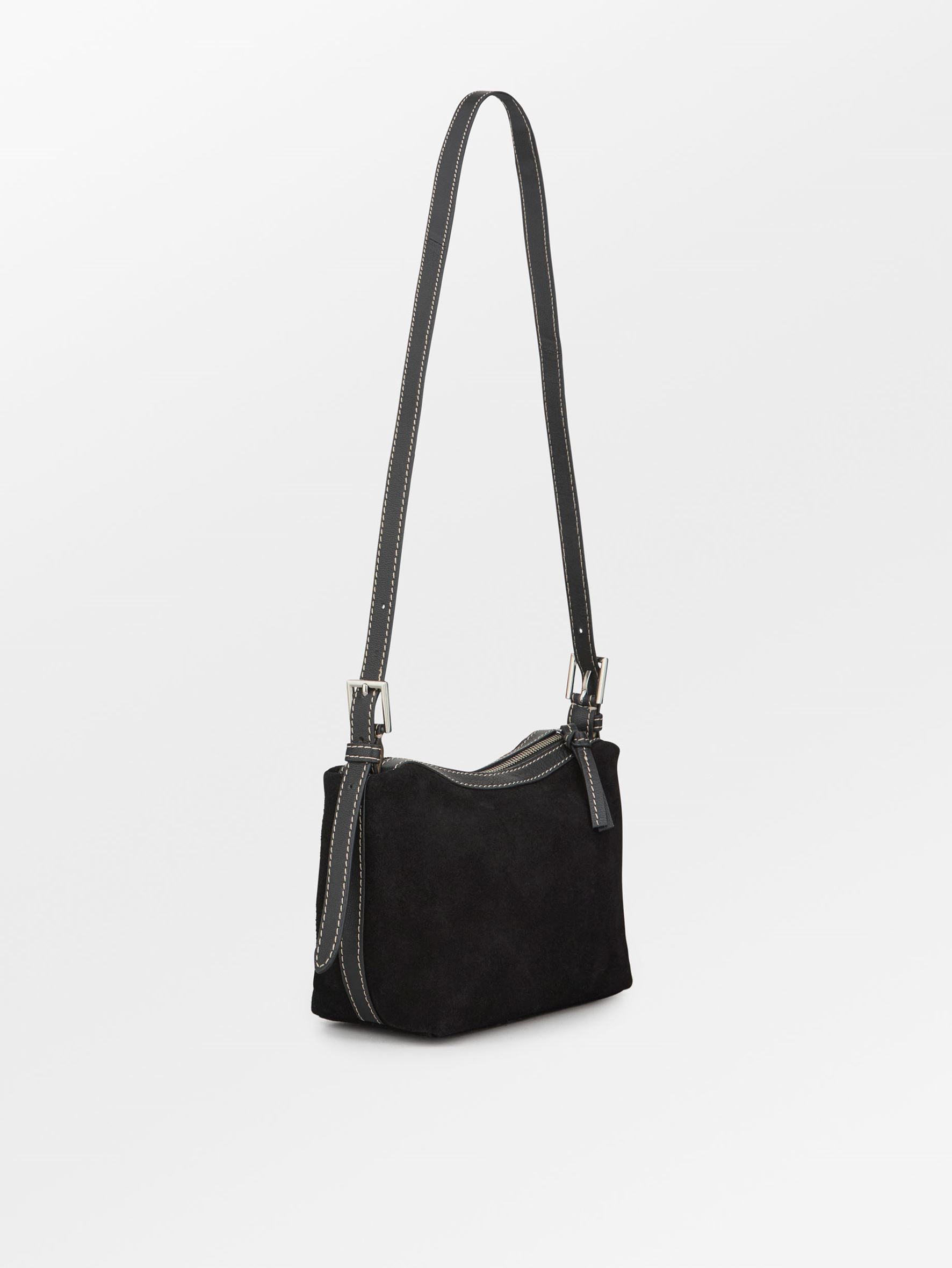 Becksöndergaard, Suede Gwen Bag - Black, bags, bags, bags, bags, bags, bags, bags