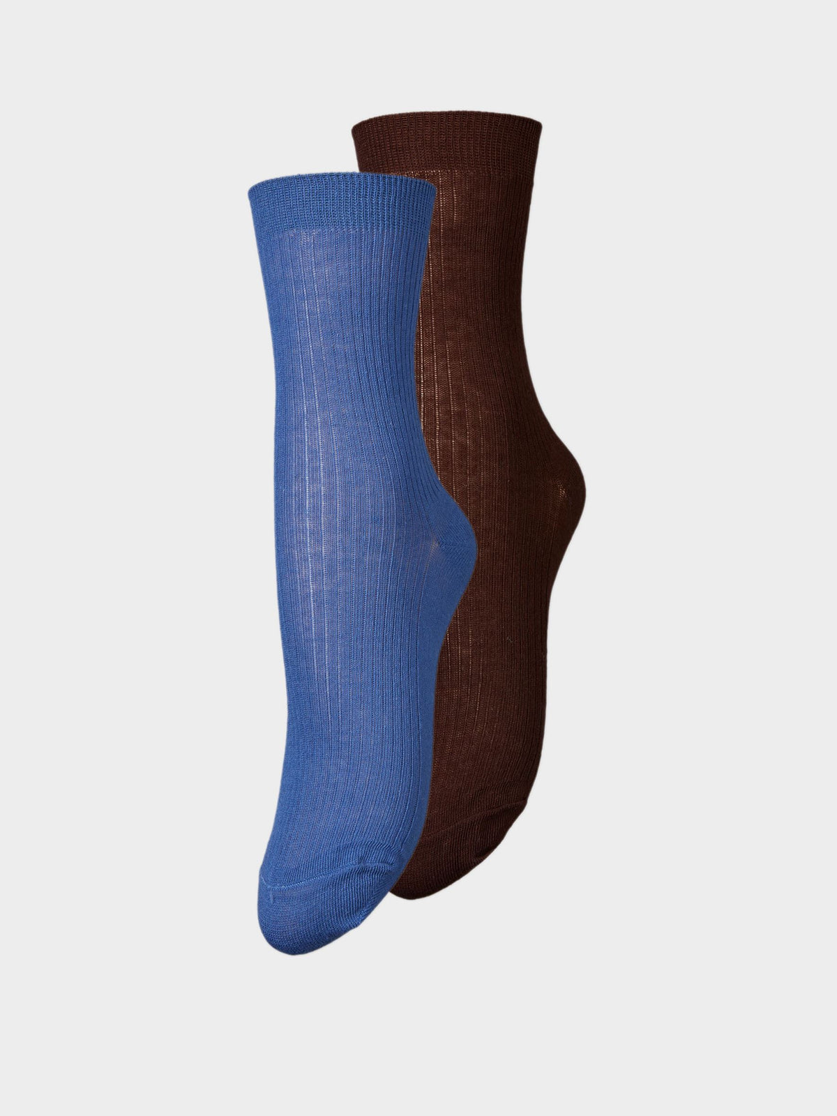 Becksöndergaard, Amira Sock 2 Pack - Brown/Blue, socks, socks, socks