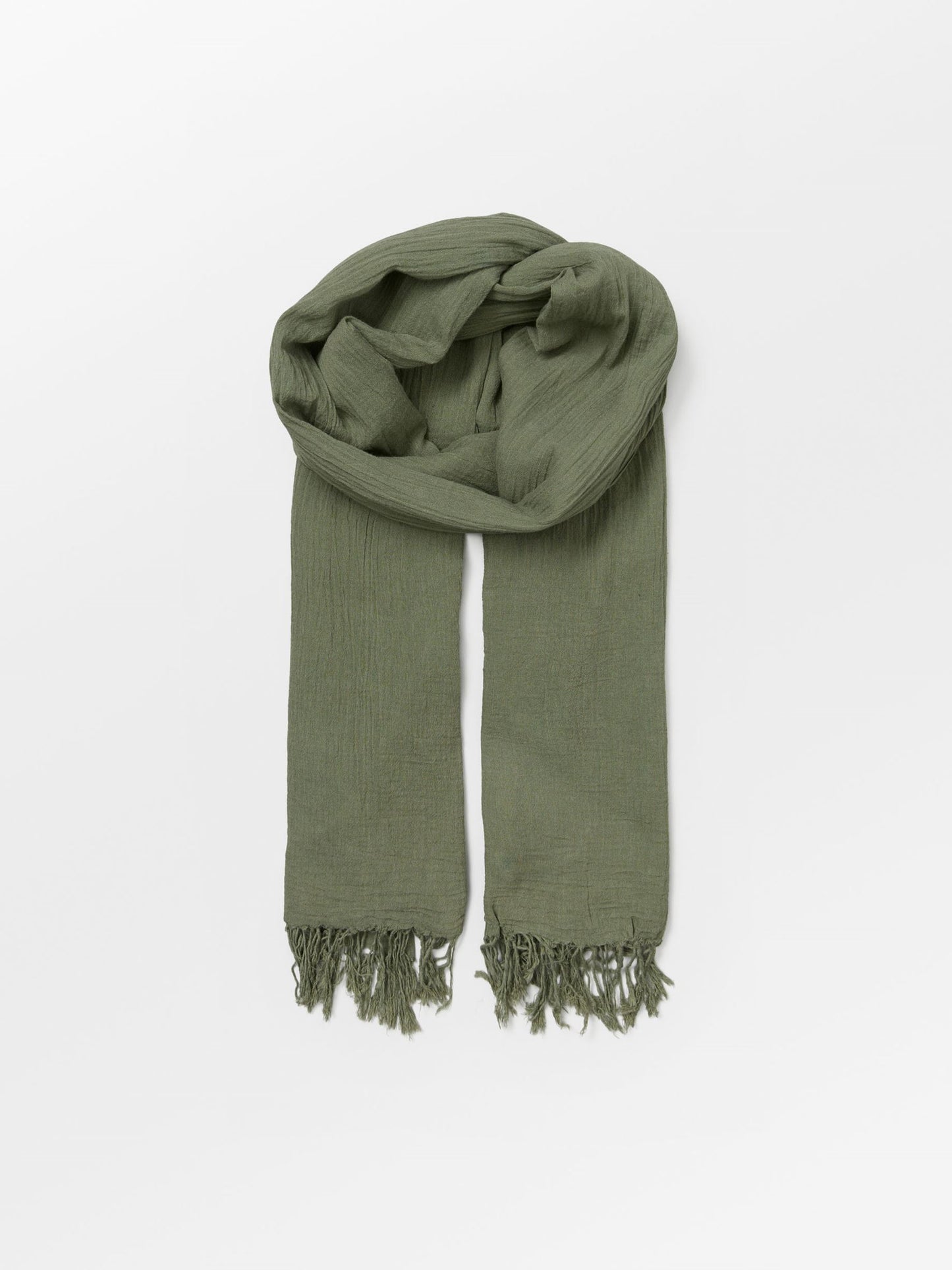 Solid Ilona Scarf - Green OneSize BeckSöndergaard