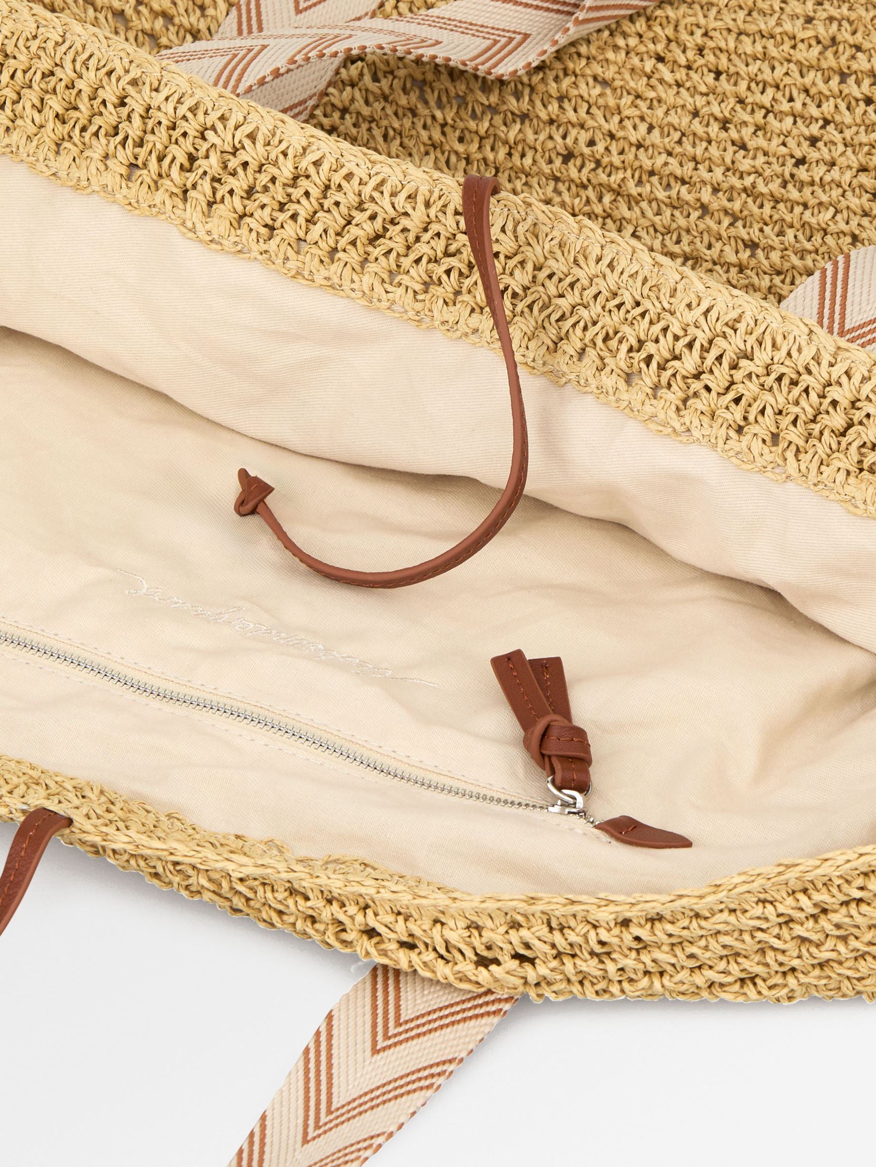 Paper Straw Pheobe Bag OneSize BeckSöndergaard