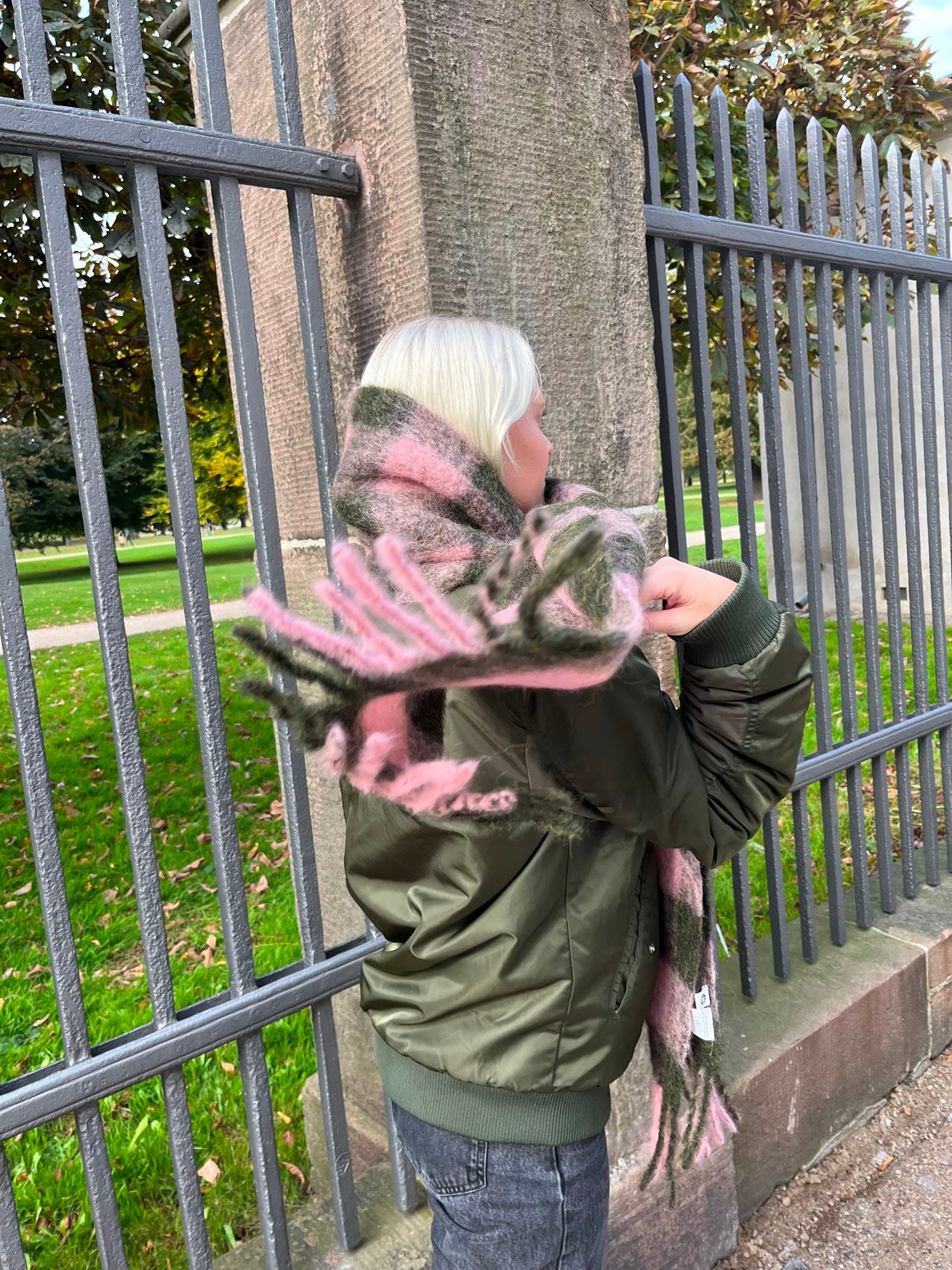 Check Mincho Scarf OneSize BeckSöndergaard