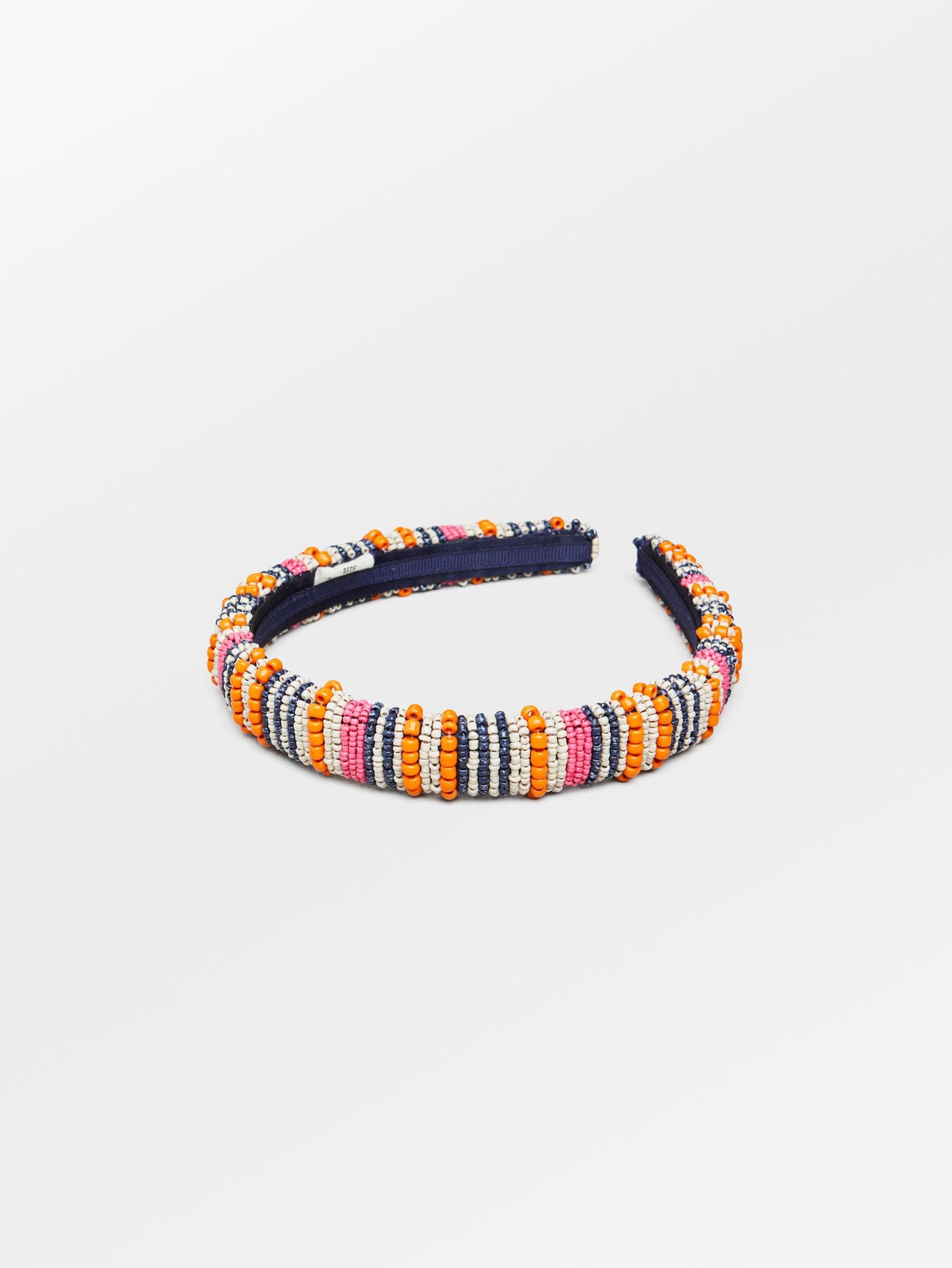 Becksöndergaard, Striped Slim Beaded Hairbrace - Multi Col., accessories, archive, archive, sale, sale, accessories, sale