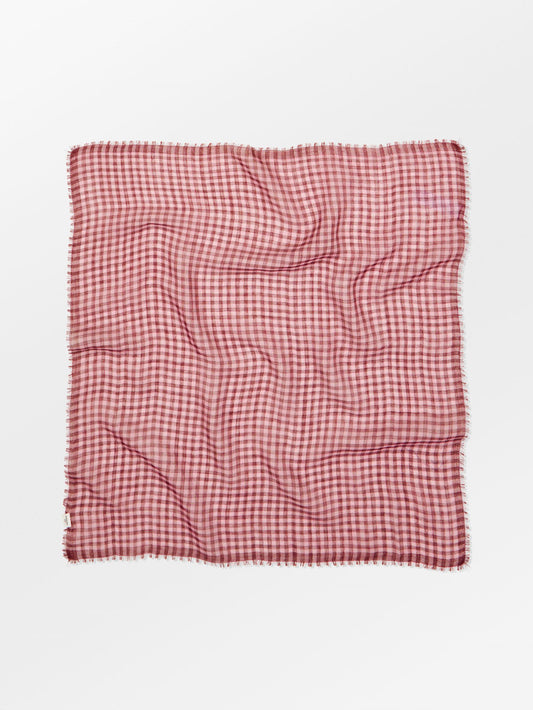 Gingham Wica Scarf OneSize BeckSöndergaard