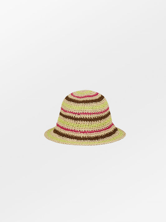 Striped Saverina Straw Hat Clothing BeckSöndergaard