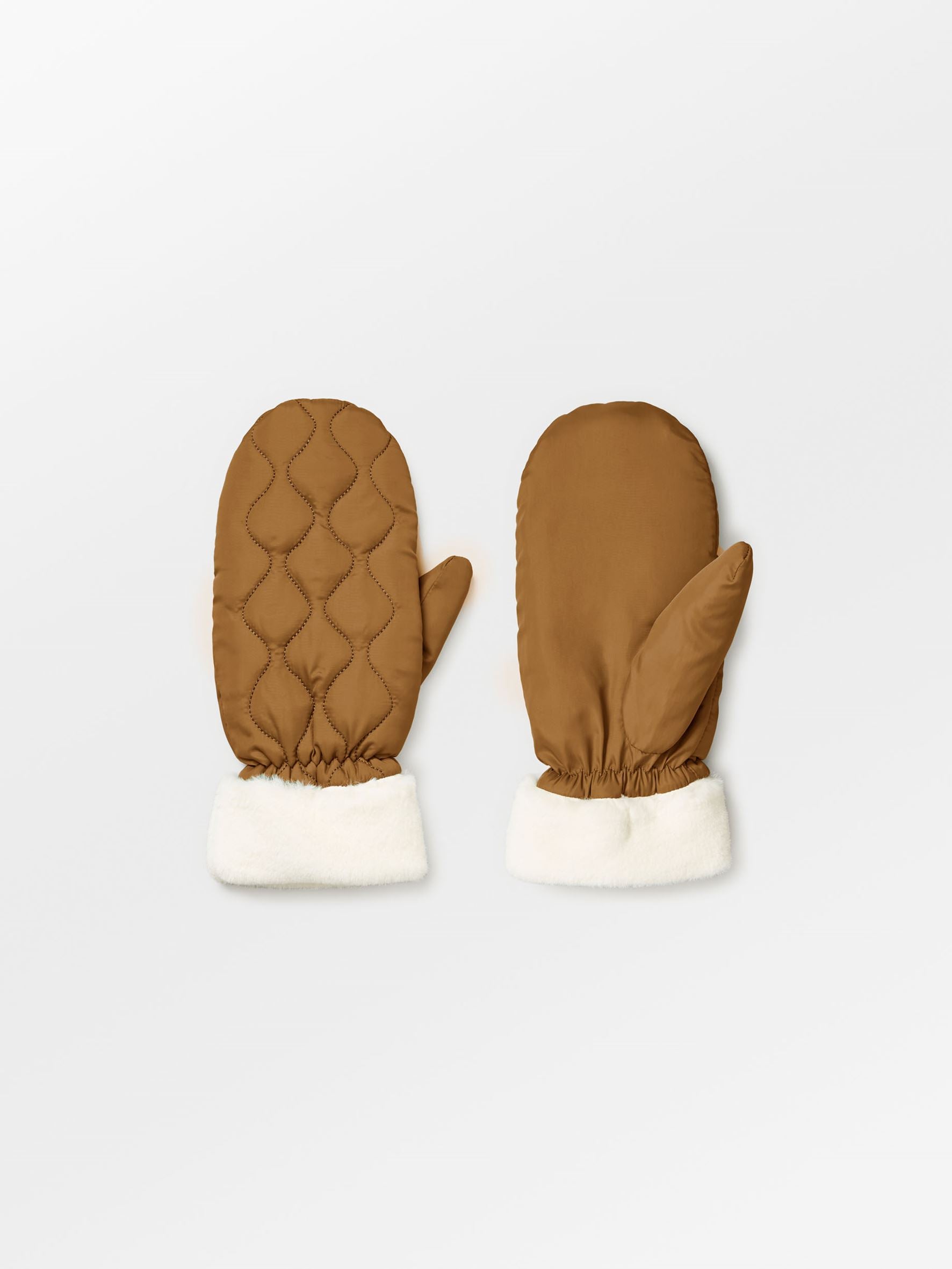 Makara Puff Mittens - Brown Clothing BeckSöndergaard