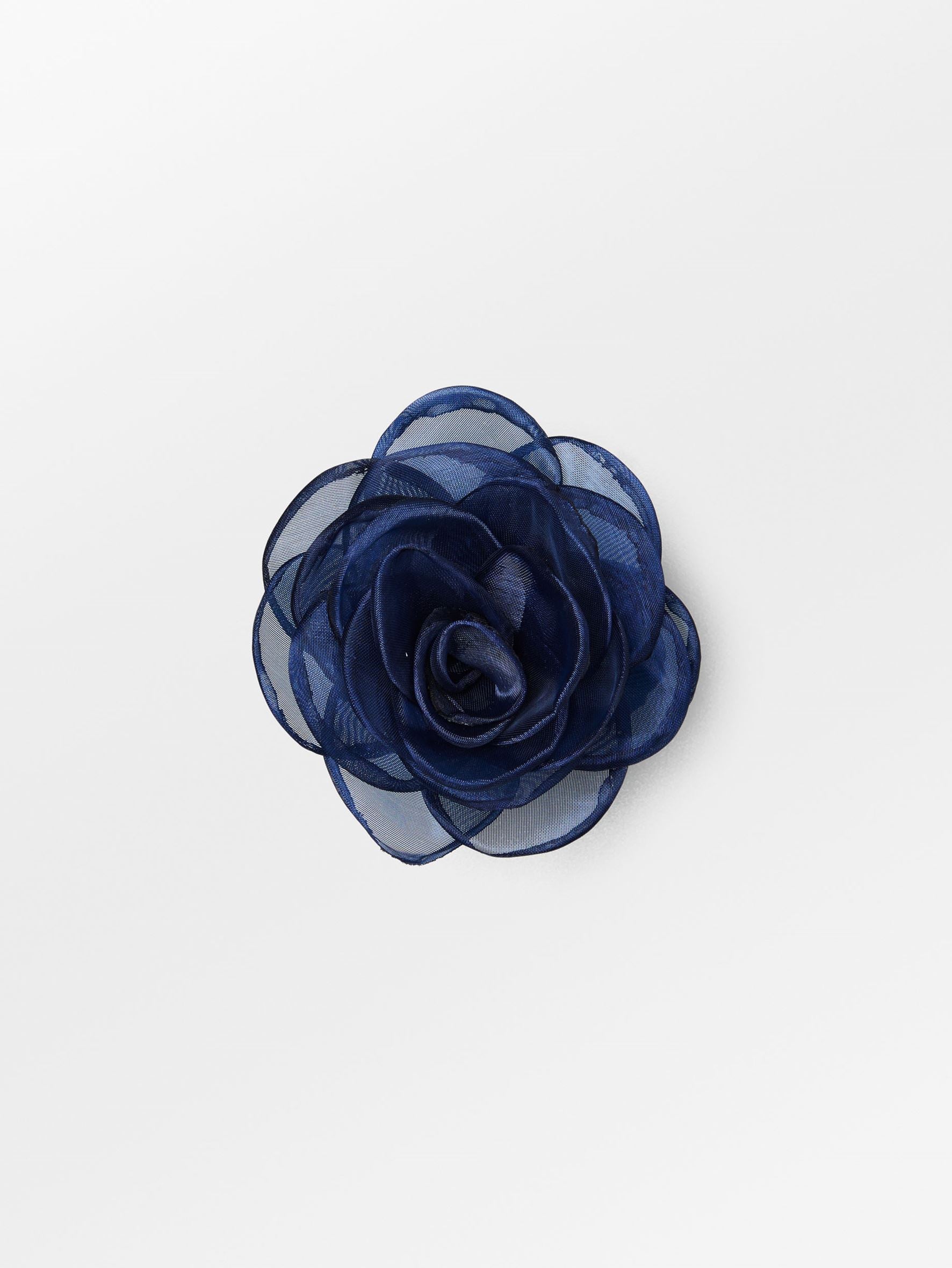 Becksöndergaard, Orchia Flower Hair Tie - Sargasso Sea Blue, accessories, archive, archive, sale, sale, sale