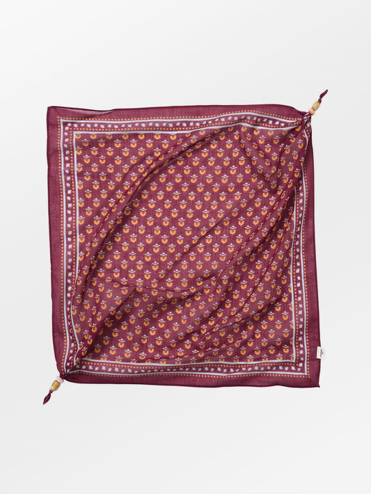 Becksöndergaard, Vara Cotta Scarf - Zinfandel Burgundy, spring summer 2027x