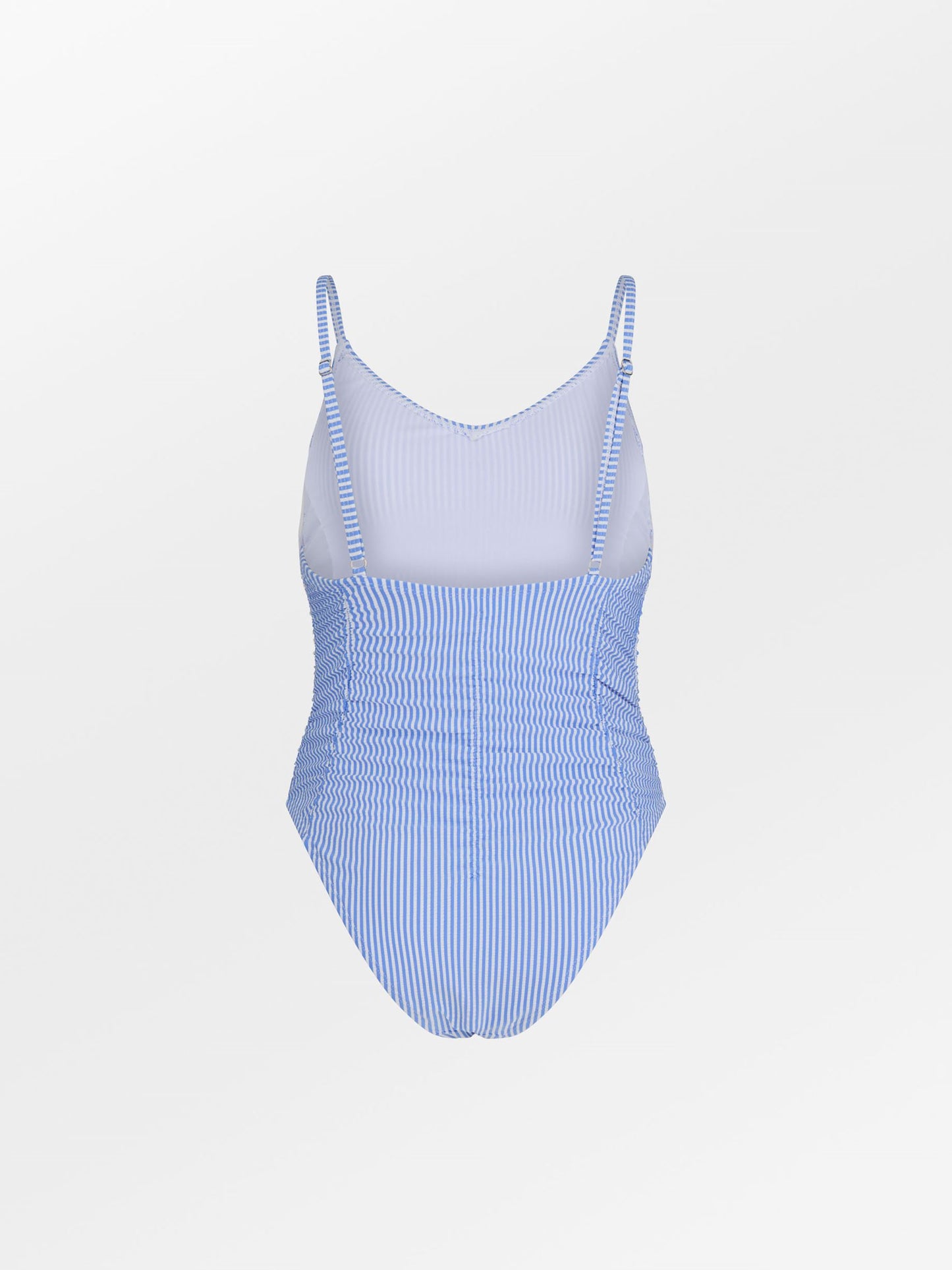 Becksöndergaard, Striba Gathered Bea Swimsuit - Provence Blue , swimwear, sale, sale, swimwear