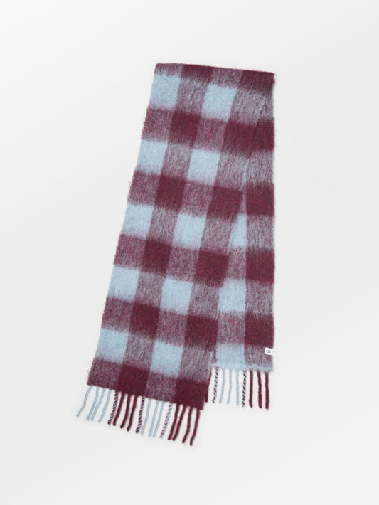 Becksöndergaard, Check Mincho Scarf - Violets Purple, archive, archive