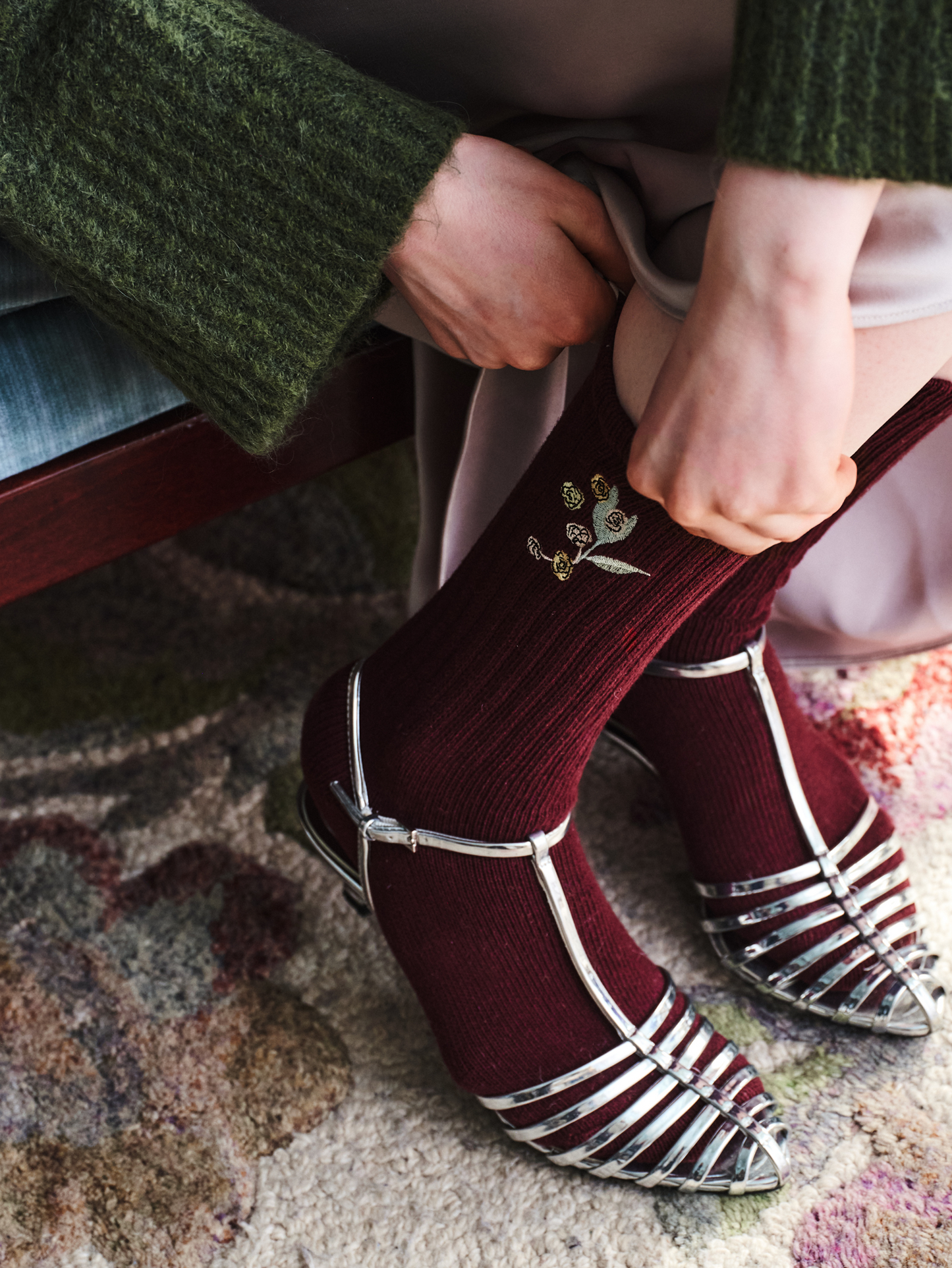 Rosy Cotta Sock Socks BeckSöndergaard