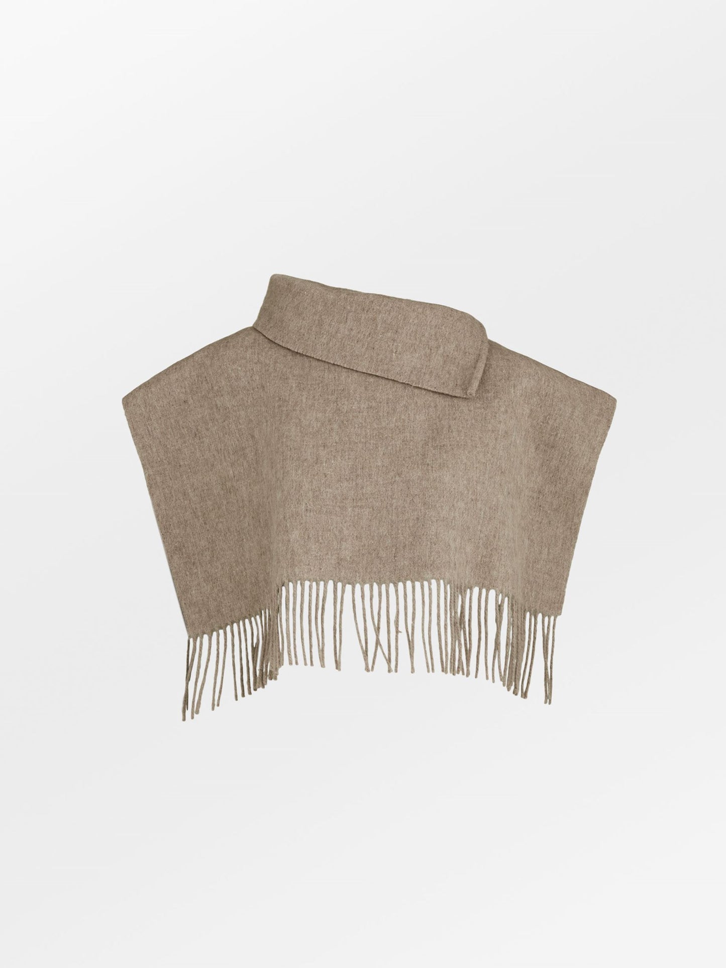 Becksöndergaard, Solid Crystal Poncho - Dark Beige Melange, archive, archive, archive, sale, sale, sale