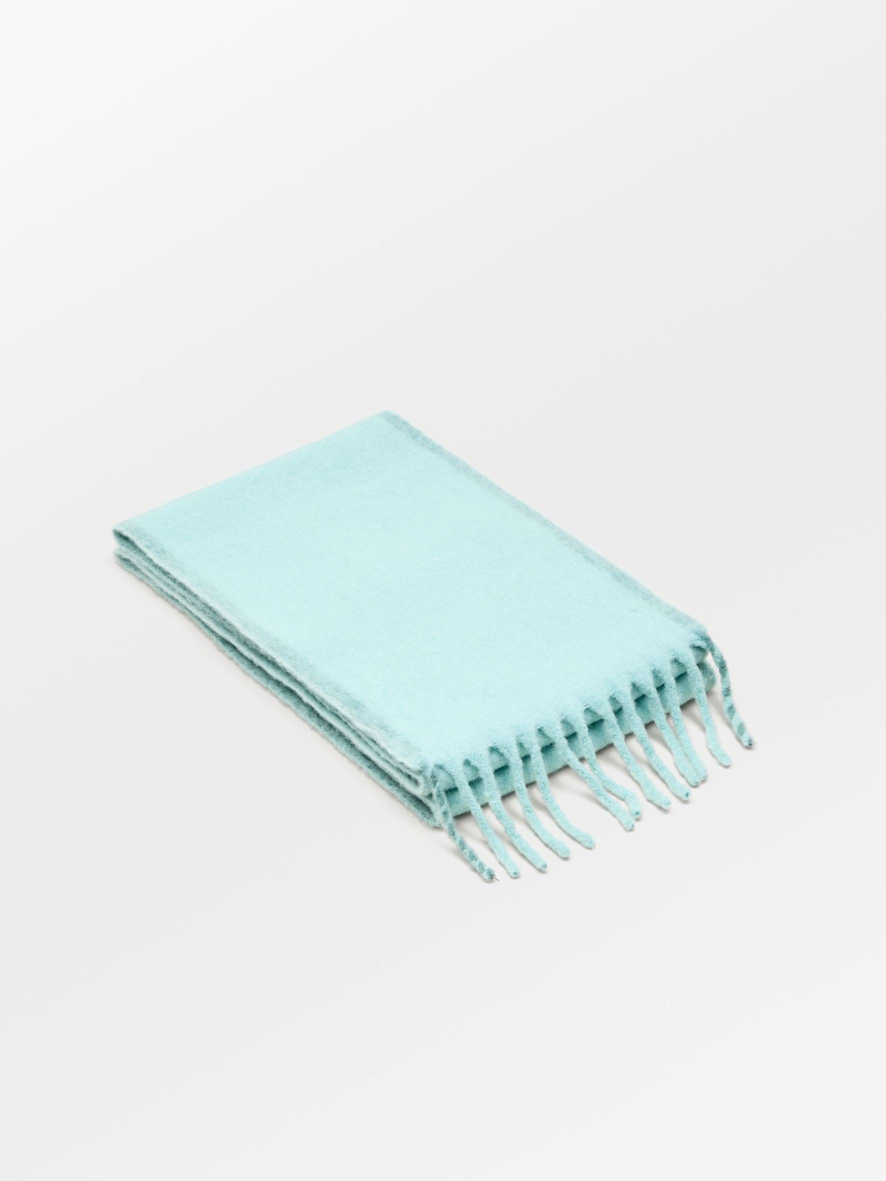 Solid Yuta Scarf - Turquoise OneSize BeckSöndergaard