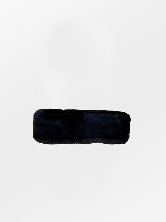 Becksöndergaard, Dora Shearling Headband - Black, winter accessories, accessories, winter accessories