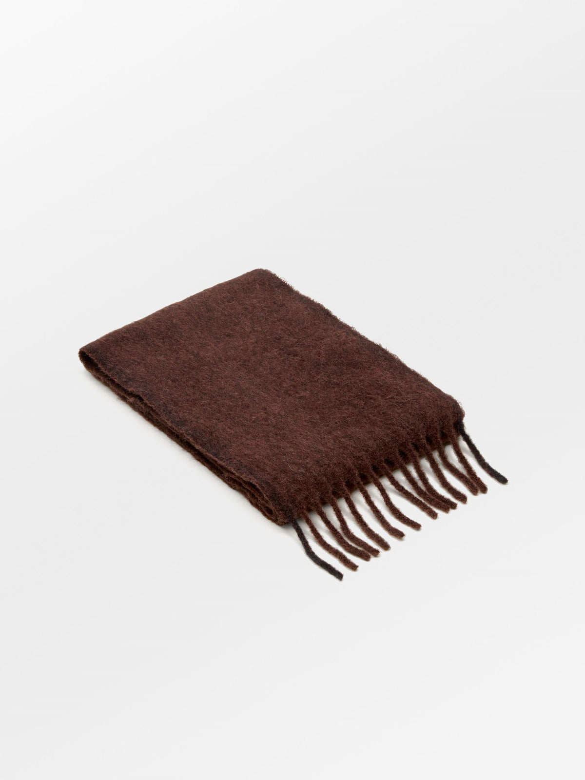 Solid Yuta Scarf - Brown OneSize BeckSöndergaard