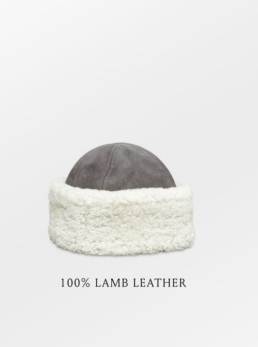 Becksöndergaard, Dora Shearling Hat - Turbulence Gray, accessories, winter accessories, accessories, winter accessories