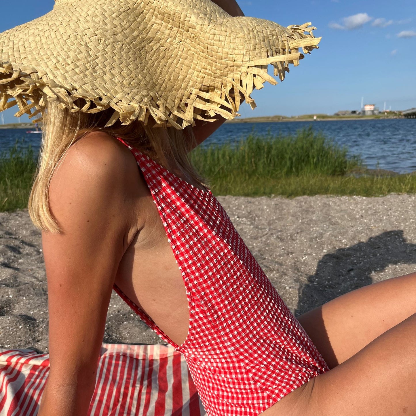 Seersucker Bea Swimsuit Clothing BeckSöndergaard