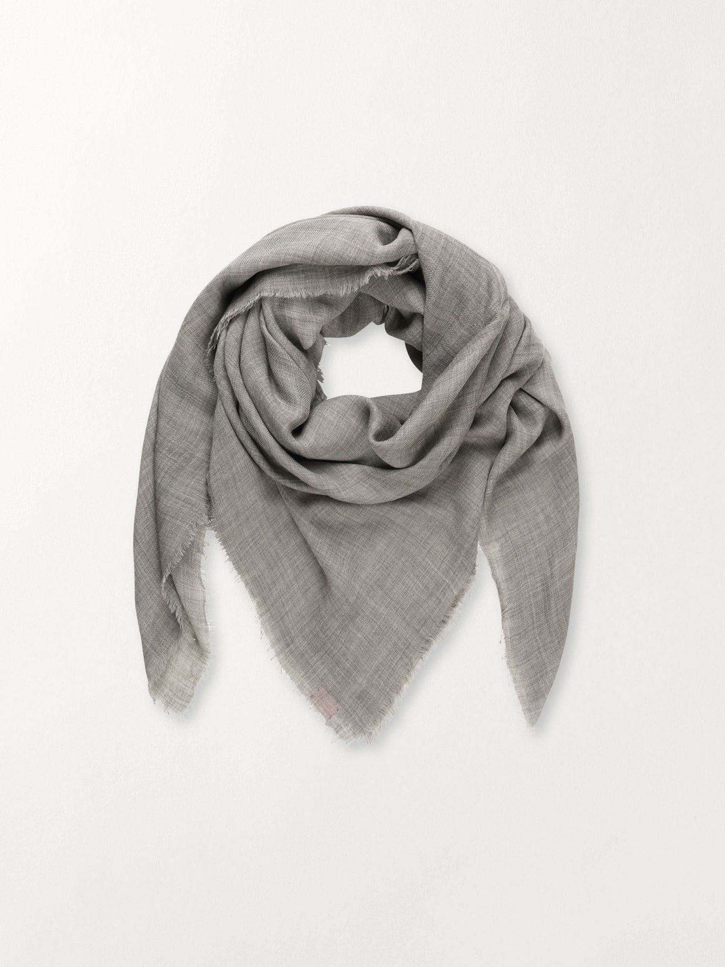 Mill Wool Scarf - Dark Grey OneSize BeckSöndergaard