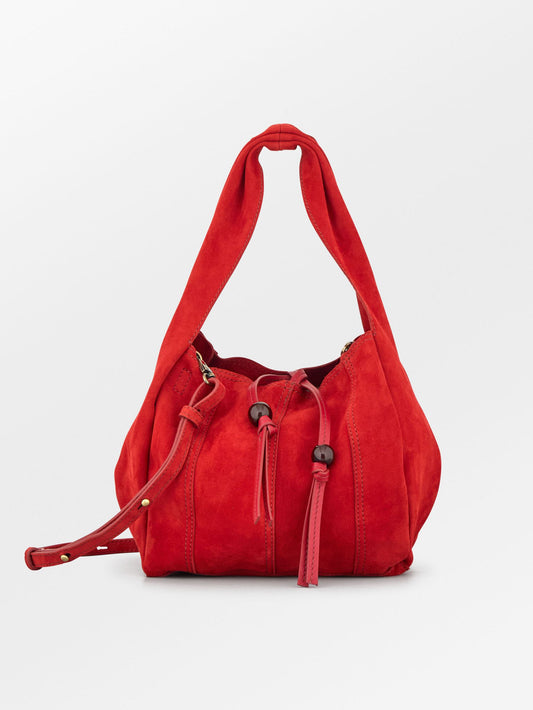 Becksöndergaard, Suede Panel Harper Bag - Adrenaline Red, bags, bags, bags, bags, bags, black week, black week
