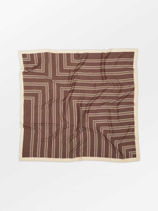 Becksöndergaard, Strie Sico Scarf - Hot Fudge Brown, scarves, scarves