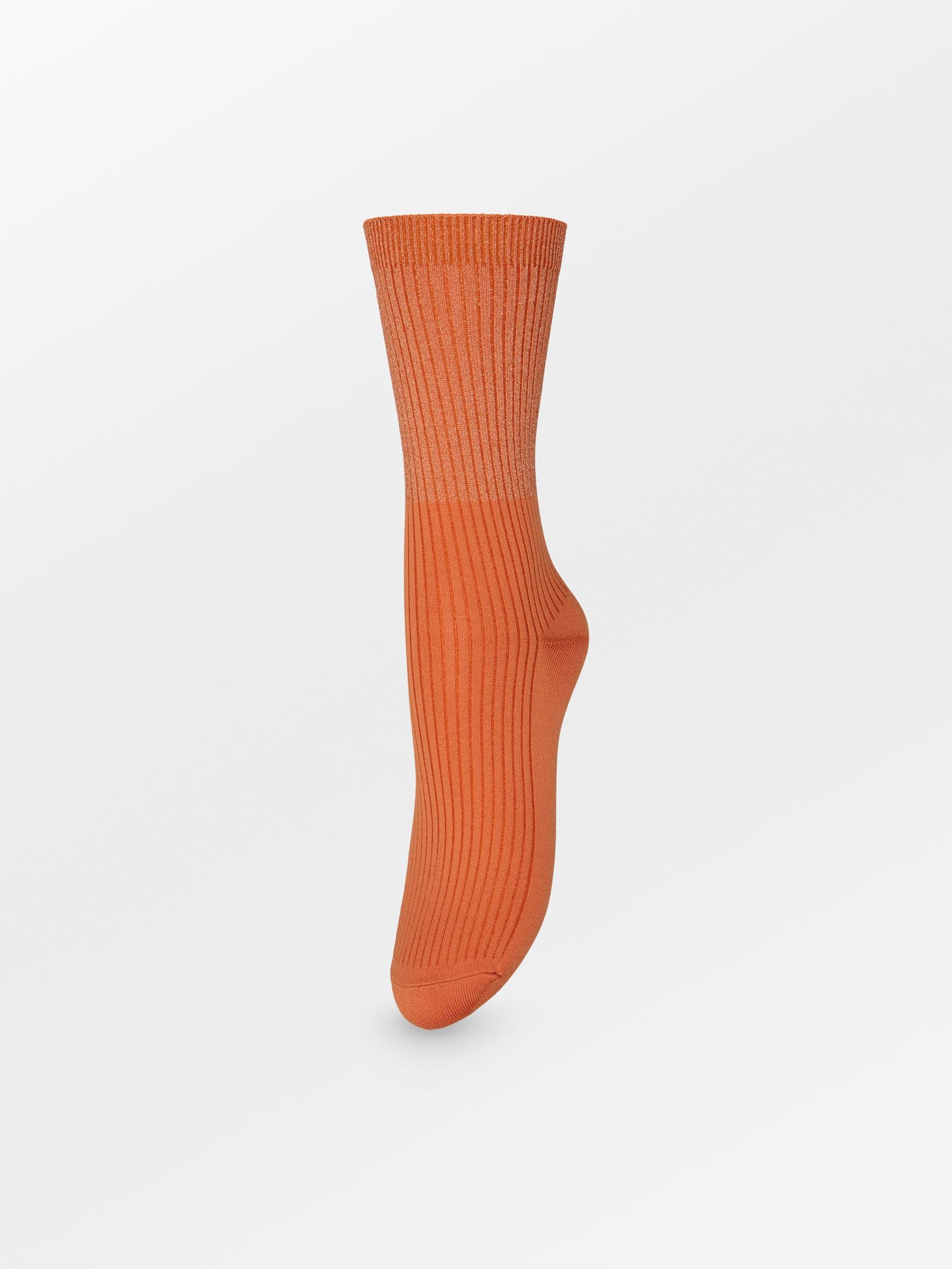 Becksöndergaard, Grady Glitter Sock - Sunset Orange, socks, sale, sale, socks