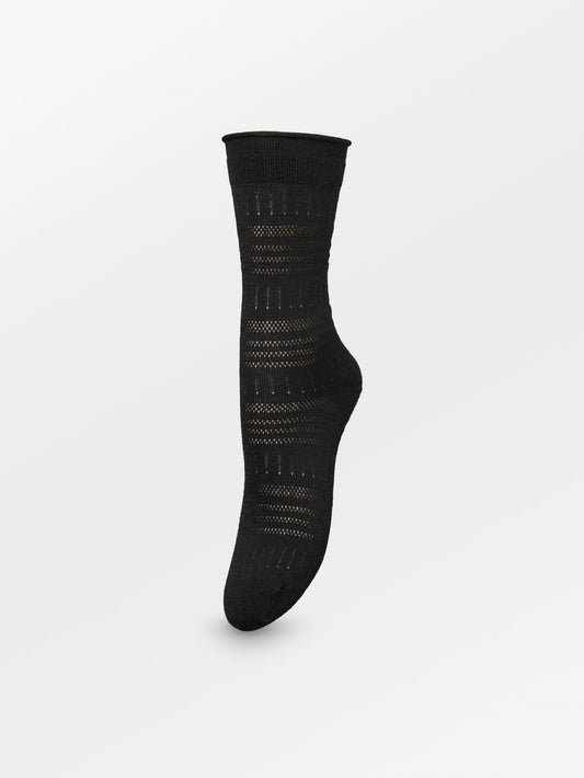Lucretia Wola Sock - Black Socks BeckSöndergaard