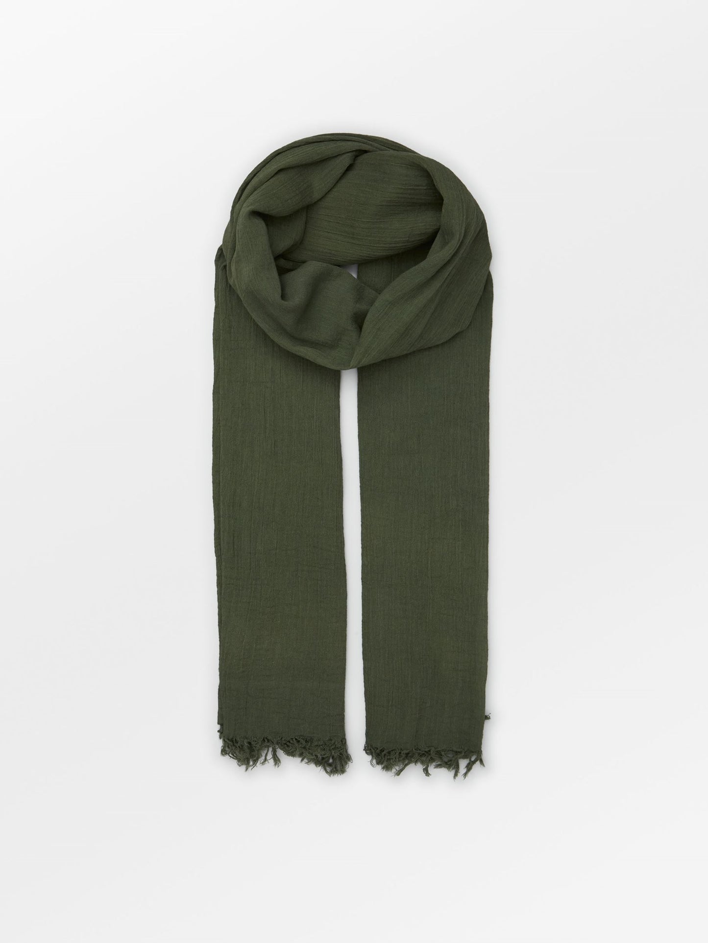 Becksöndergaard, Solid Ilona Scarf - Army, scarves, black week, black week