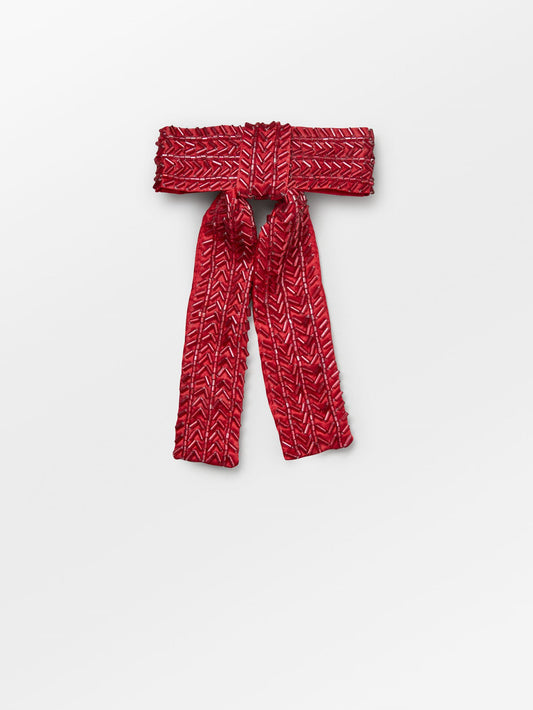 Becksöndergaard, Merry Beaded Bow - Savvy Red, accessories, accessories, sale, sale